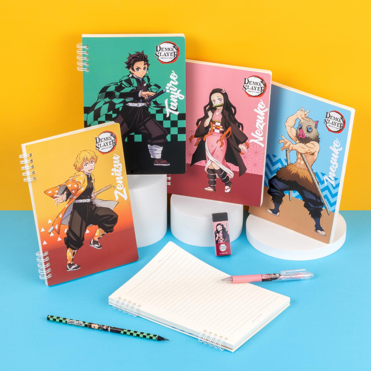 Sổ Lò Xo A5 - Kẻ Ngang - 120 Trang 100gsm - Nhân Vật Demon Slayer - Thiên Long MB-023/DS - Nezuko