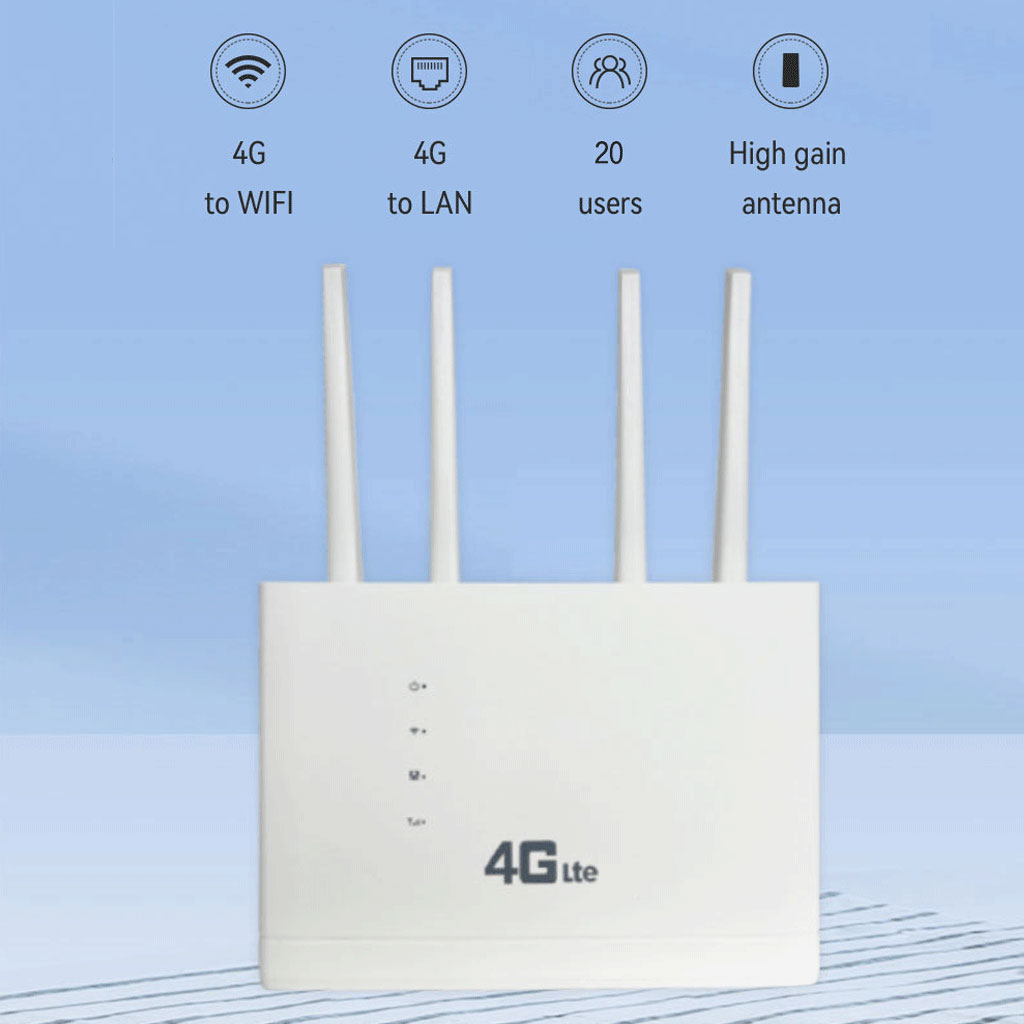 Bộ phát wifi từ sim 4G Pixlink CPE 806 tốc độ cao 300Mbps, router wifi không dây tích hợp nhiều cổng WAN/LAN thoải mái sử dụng trong gia đình và đem theo bên mình - Hàng chính hãng/ Hàng nhập khẩu