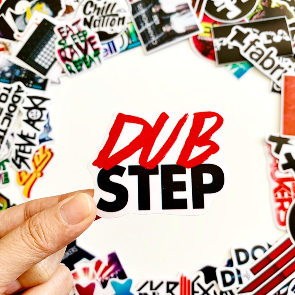 Sticker EDM (2020) Loại 20 Hình Dán Chủ Đề Âm Nhạc Điện Tử Remix Dubstep Chống Nước Decal Chất Lượng Cao Trang Trí