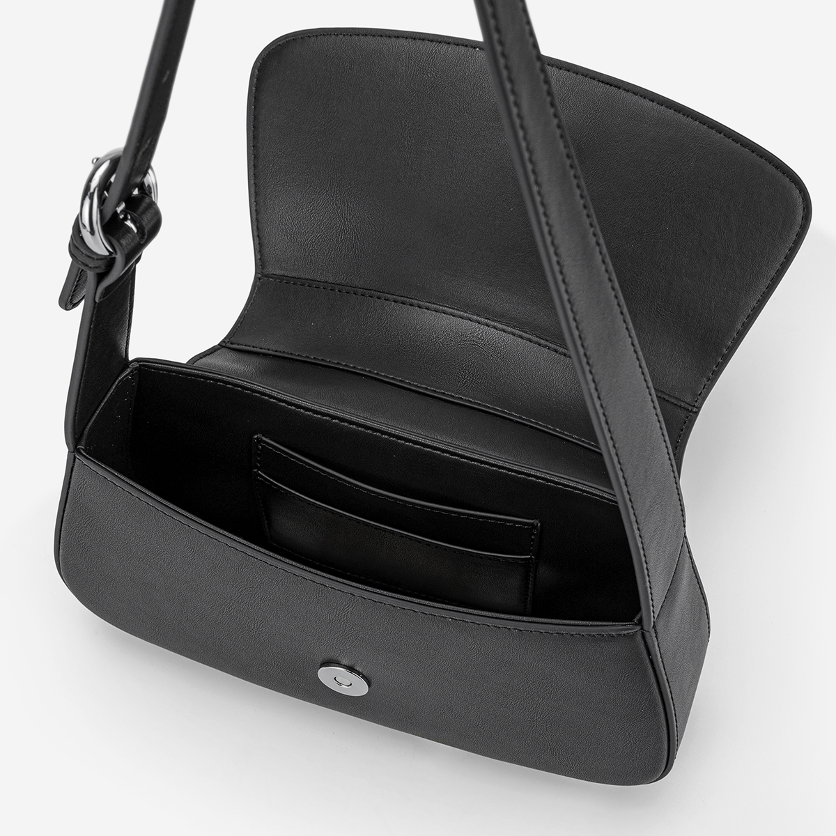 Vascara Túi Leather Kiểu Hobo Nắp Gập - SAT 0338