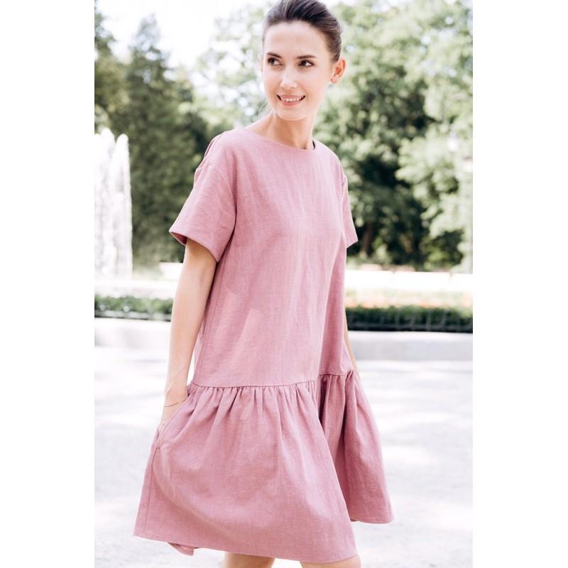 Đầm Linen đuôi cá trẻ trung