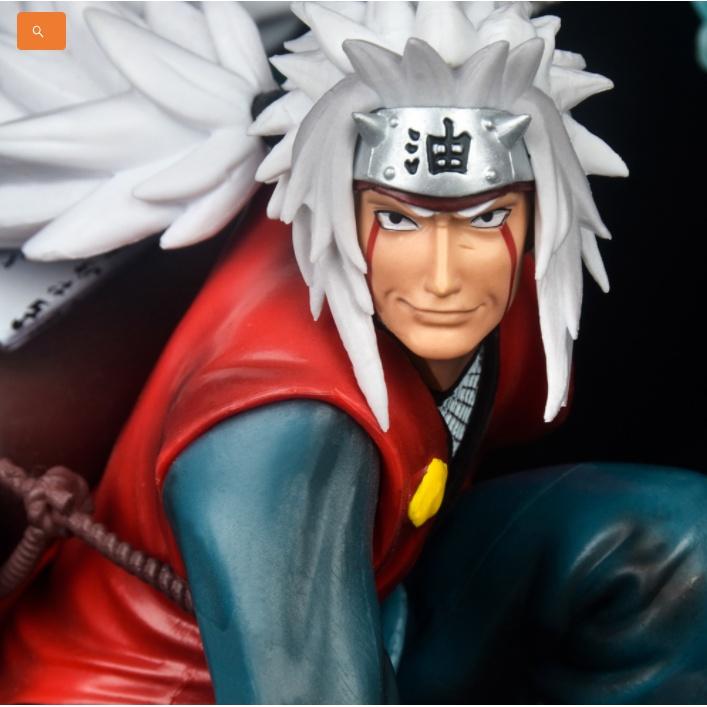 Mô hình Jiraiya 2 đầu tiên thuật 2 cóc chất lượng cao Naruto 19cm