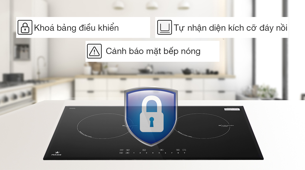 Bếp từ hồng ngoại lắp âm Pramie 2101 - Hàng chính hãng