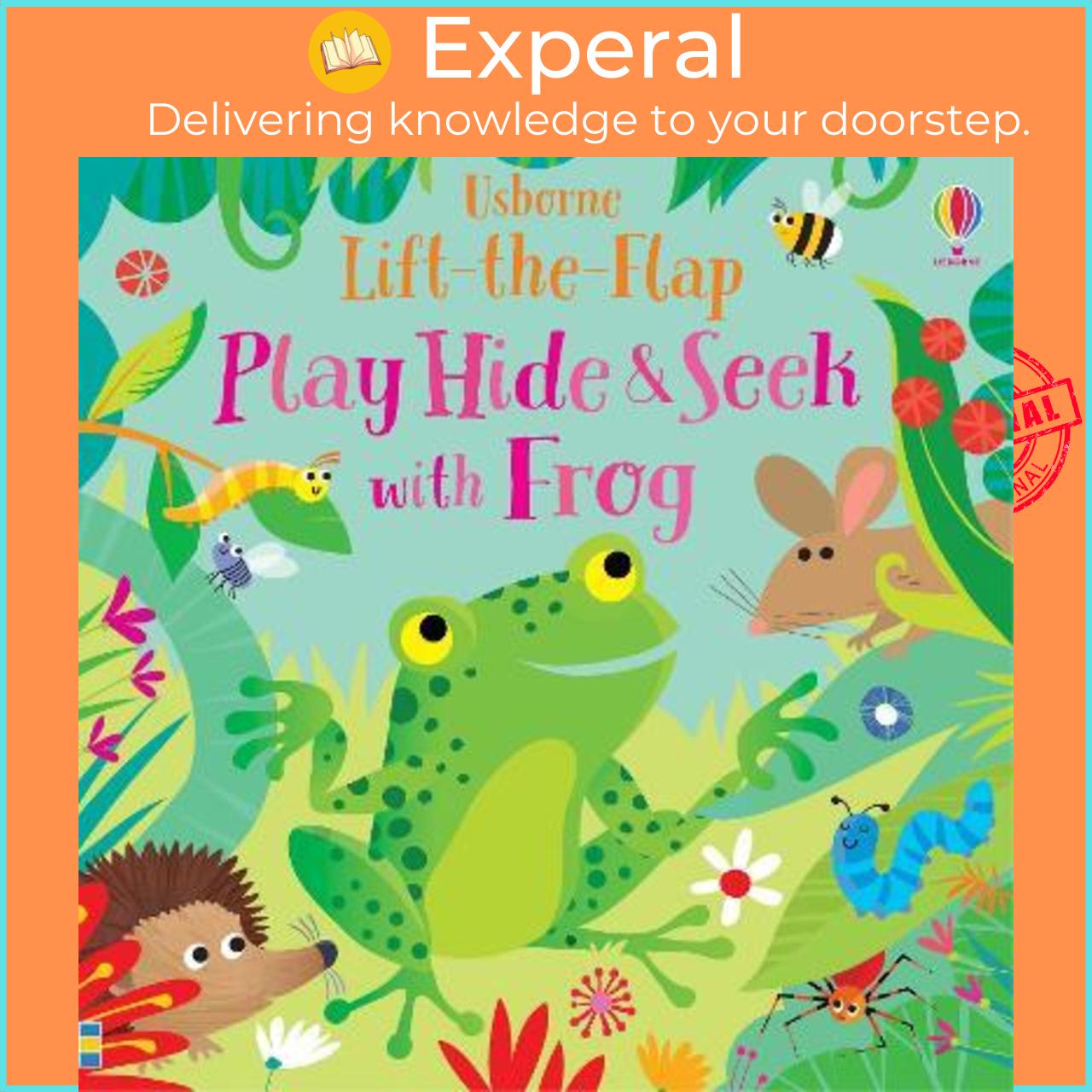 Sách - Play hide and seek with Frog by Sam Taplin