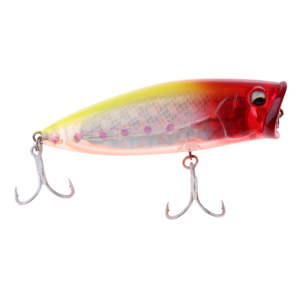 Lifelike Floating Hard Balance with Hook Red A
