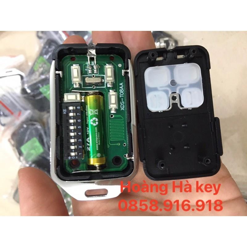 Tay khiển cửa cuốn mac gạt inox tần số 433mHz
