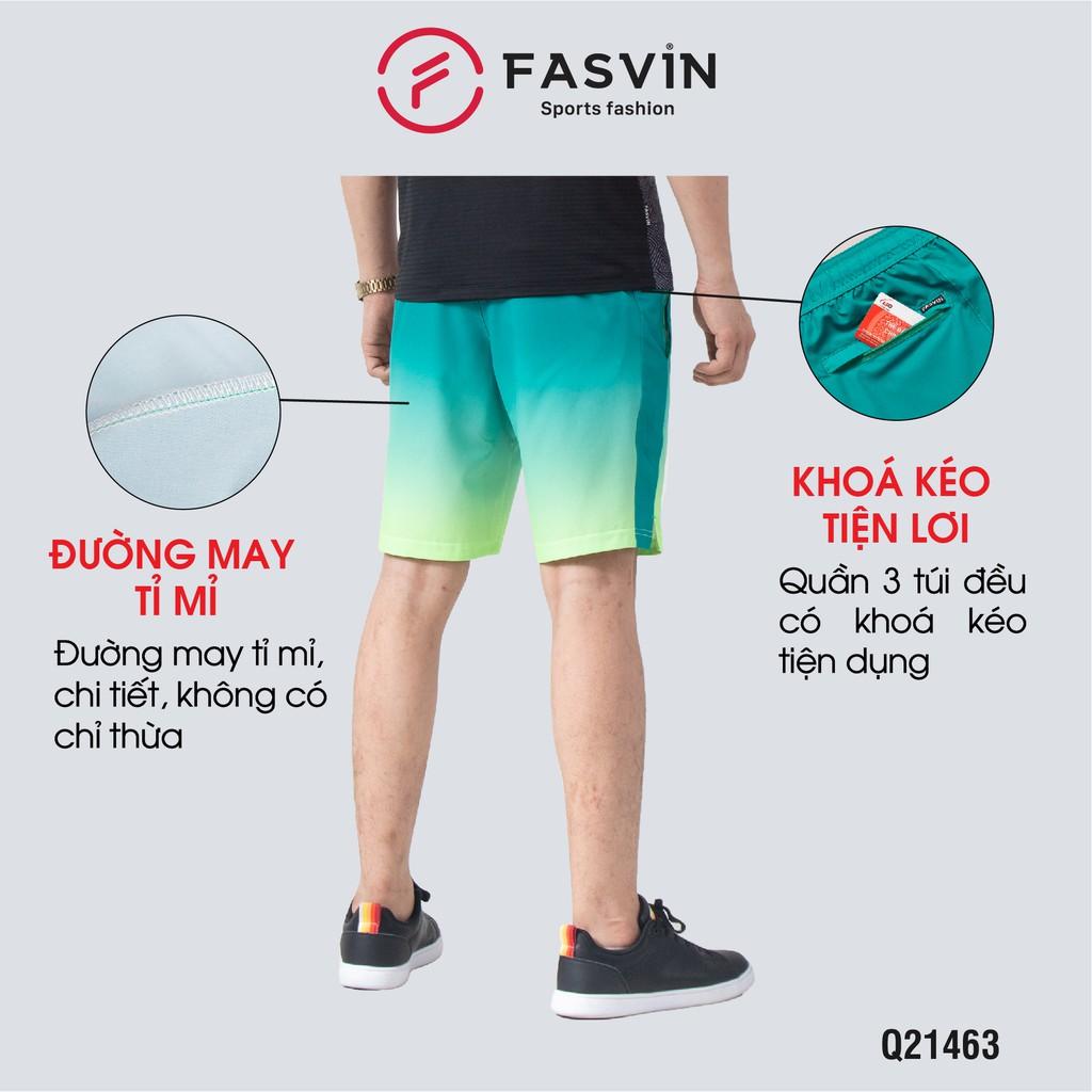 Quần Đùi Nam Đi Bơi FASVIN S21463.HN Vải Gió Đẹp In Thăng Hoa Hàng Nhà Máy Chất Lượng Cao