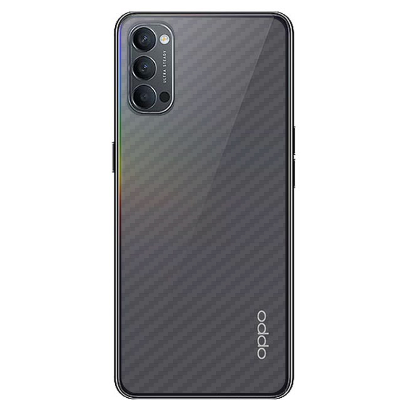 Miếng Dán Mặt Lưng Cacbon Dành Cho Oppo Reno4- Handtown - Hàng Chính Hãng