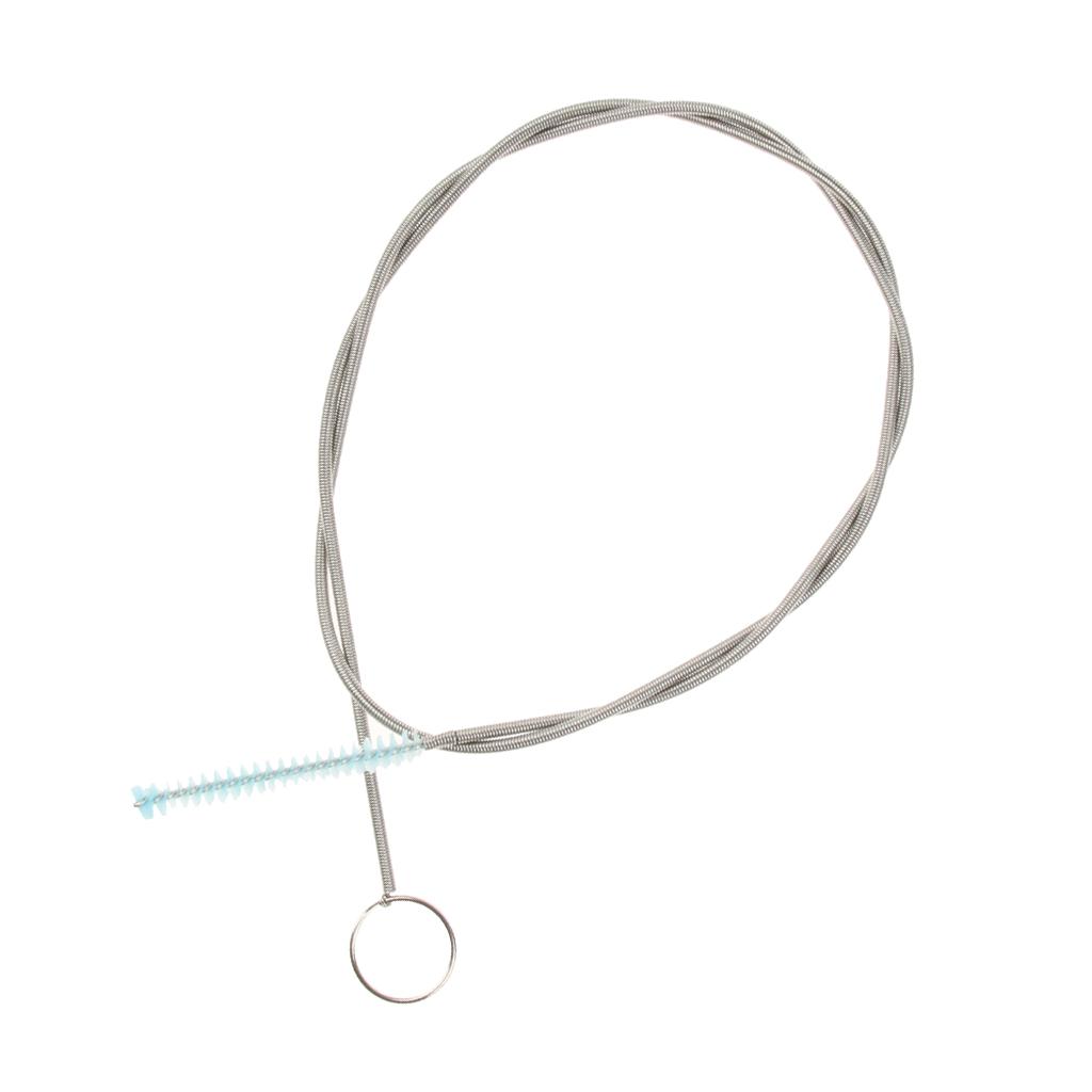 Folding Hydration Pack Hose Brush Water Bag Tube Spring Scrub Pipe Cleaner