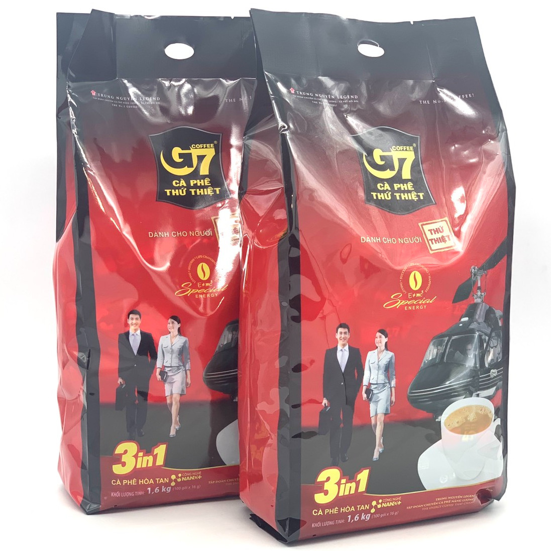 Cà Phê Sữa G7 3in1 Trung Nguyên (100 Gói)-( Combo 2 Bịch)