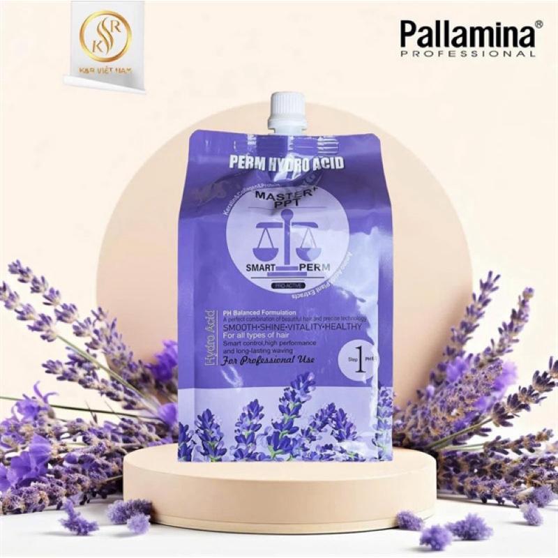 Thuốc uốn tóc cân bằng Pallamina Hydro Acid Master PPT pH 6.0 - 9.2 không lo mềm hoá túi 1000ml