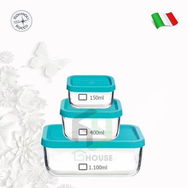 Hộp thuỷ tinh chữ nhật Frigoverre 150ml - 400ml - 1100ml