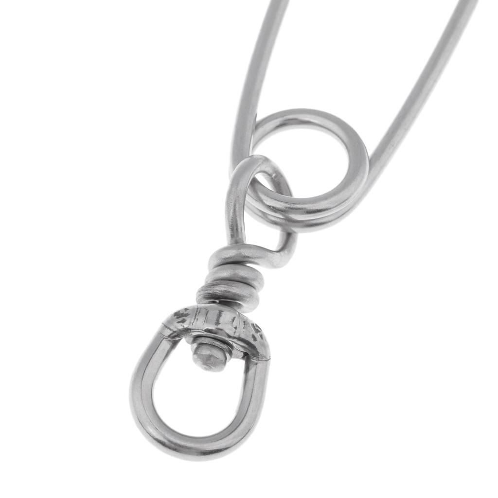 Clip Dài Dòng Snap Thép Không Gỉ Biển Kết Nối Câu Cá Clip Snap