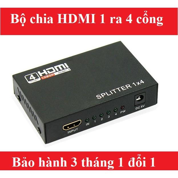 Bộ chia từ 1 cổng HDMI ra 4 cổng HDMI - HDMI Splitter 1x4 cổng