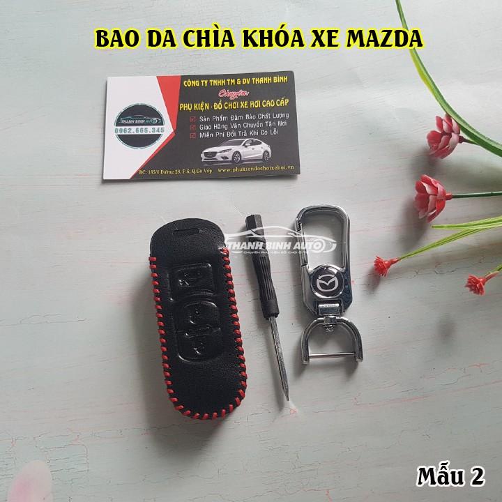 Móc Treo Chìa Khóa Bao Da Cao Cấp cho Xe Mazda