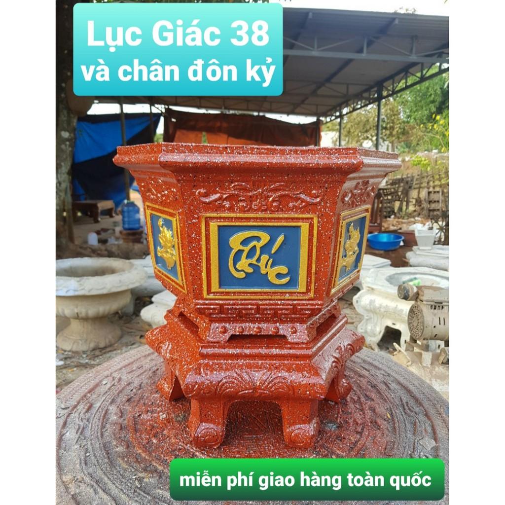 Khuôn đúc chậu cảnh ABS lục giác 38 cao 28 dễ đàng sử dụng cho người mới bắt đầu