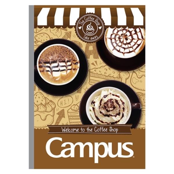 Bộ 2 Vở Kẻ Ngang Có Chấm Coffee Shop 120 Trang