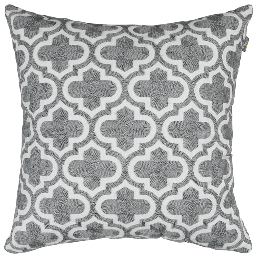 Gối Vuông Trang Trí, Gối Sofa Đơn Giản  Make My Home Quatrefoil 2 (45 x 45 cm)