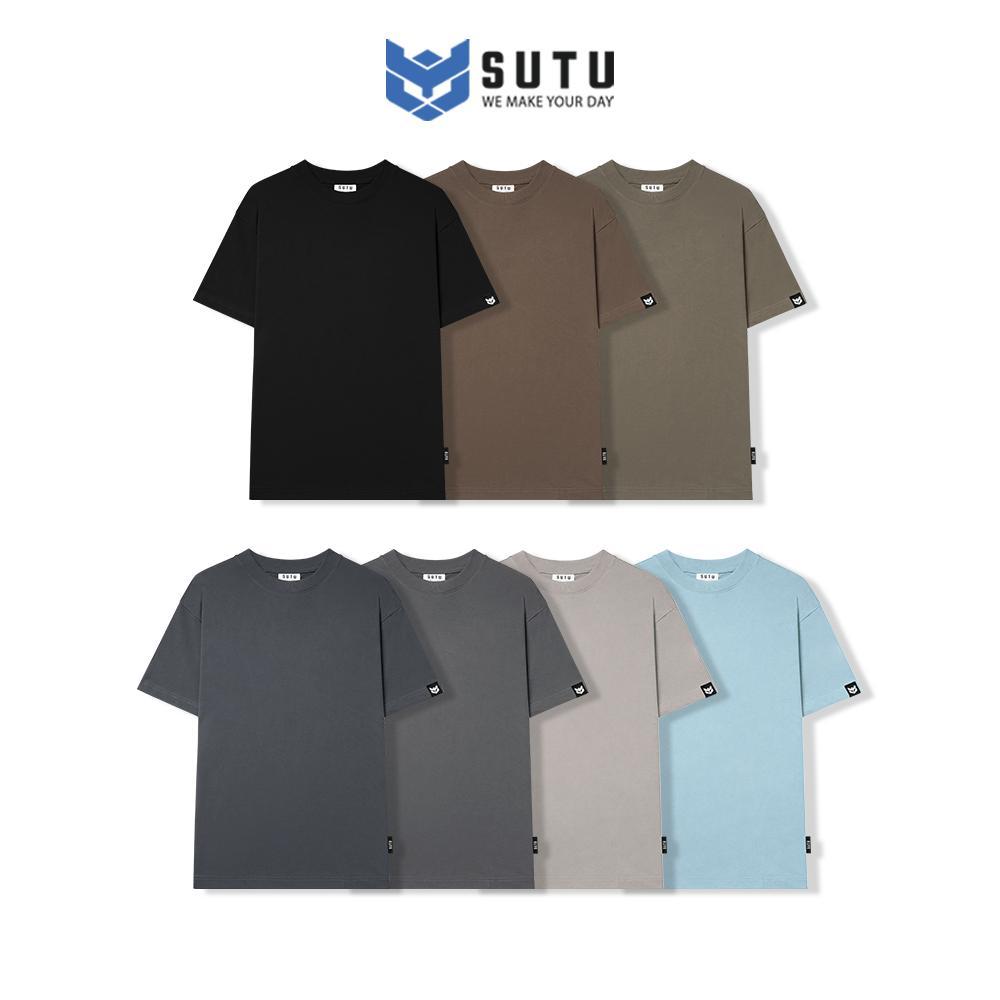 Áo Thun Unisex Trơn SUTU BRAND Streatwear Form Dày Dặn Cotton 4 Chiều Cao Cấp In Rõ Nét Vải Mát Phù Hợp Mọi Mùa | A4NDES