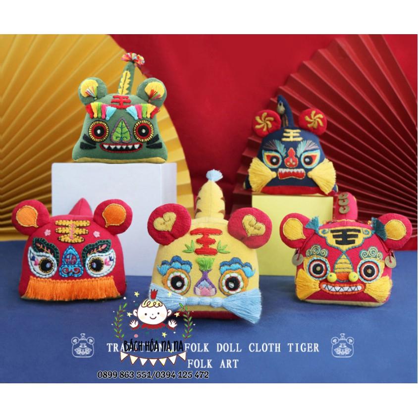 Túi thêu DIY tự làm BỘ KIT TỰ THÊU TÚI THƠM NGŨ HỔ PHÁT TÀI - Nana Shop Handmade