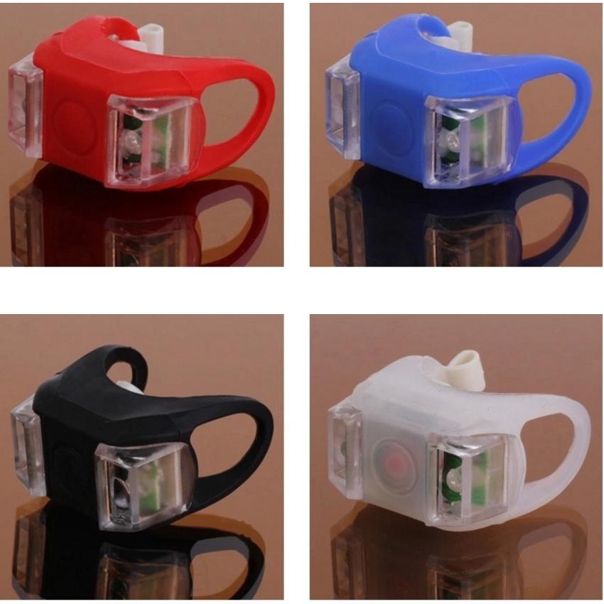 ️️ Bộ 4 Đèn Led Gắn Xe Đạp Cảnh Báo An Toàn 206278 xanh lá