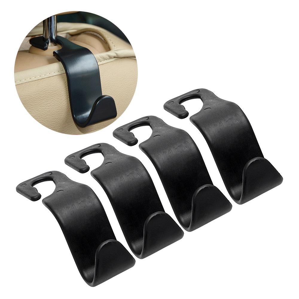 Set 4 móc treo đồ gắn tựa đầu lưng ghế xe hơi tiện lợi