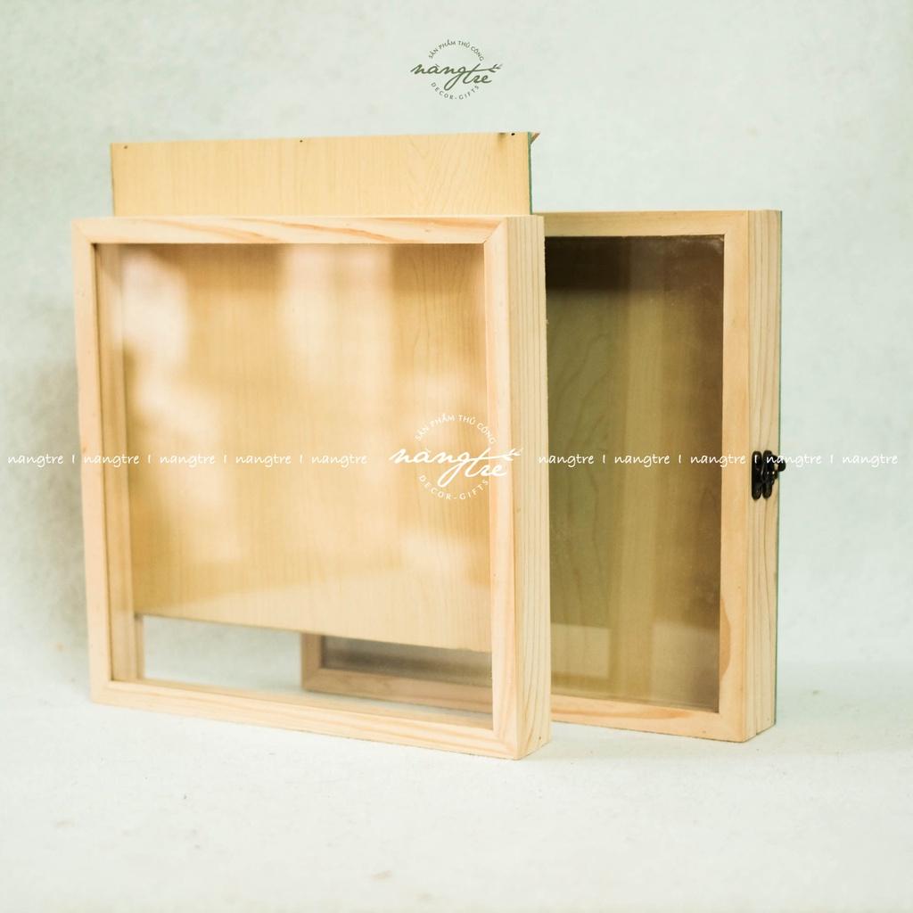 Khung tranh hộp - hộp gỗ trang trí