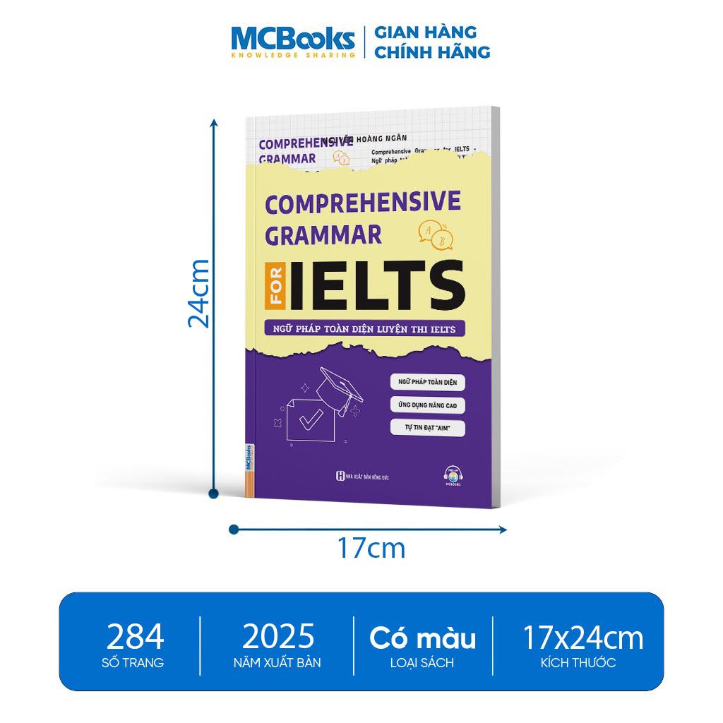 Sách - Ngữ pháp toàn diện luyện thi IELTS - Comprehensive Grammar For IELTS