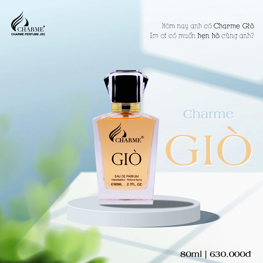 Nước hoa nam cao cấp Charme Giò 10ml chai Test mini hương trái cây ngọt ngào ấm áp lưu hương lâu