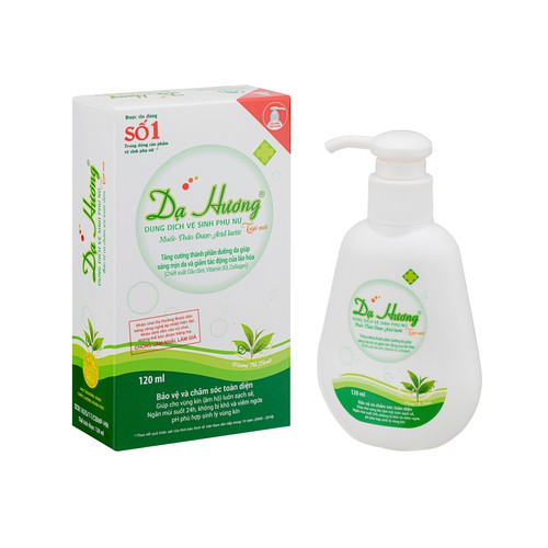 Dung dịch vệ sinh Dạ Hương Trà xanh 120ml