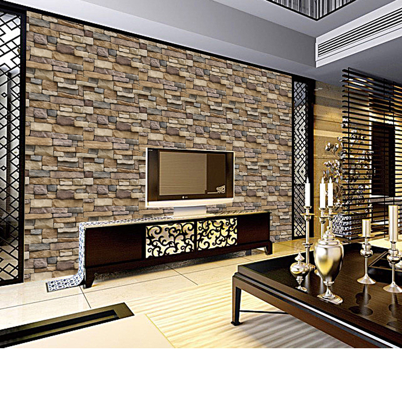 Giấy dán tường Hoạ tiết Đá Cụi Khổ 10M SA-1007 HPMWallpaper
