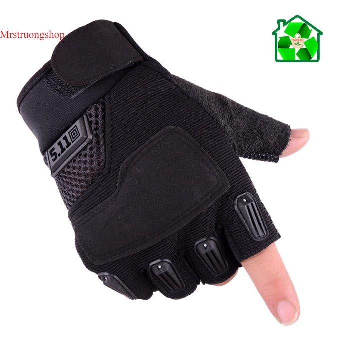 Găng tay chiến thuật Găng Tay Xe Máy, Đi Phượt Cụt Ngón thể dục thể thao 511