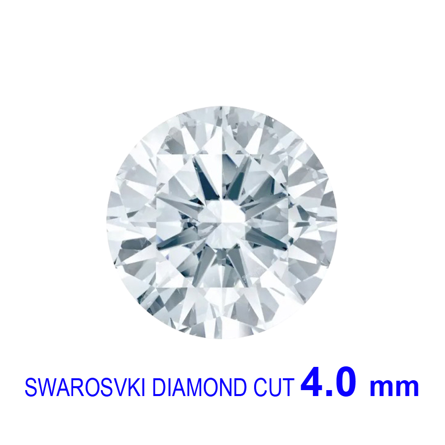 Kim Cương Nhân Tạo SWAROVSKI GEMS 3.6-15.0 MM Dạng Diamond Cut Màu Trắng Nước D