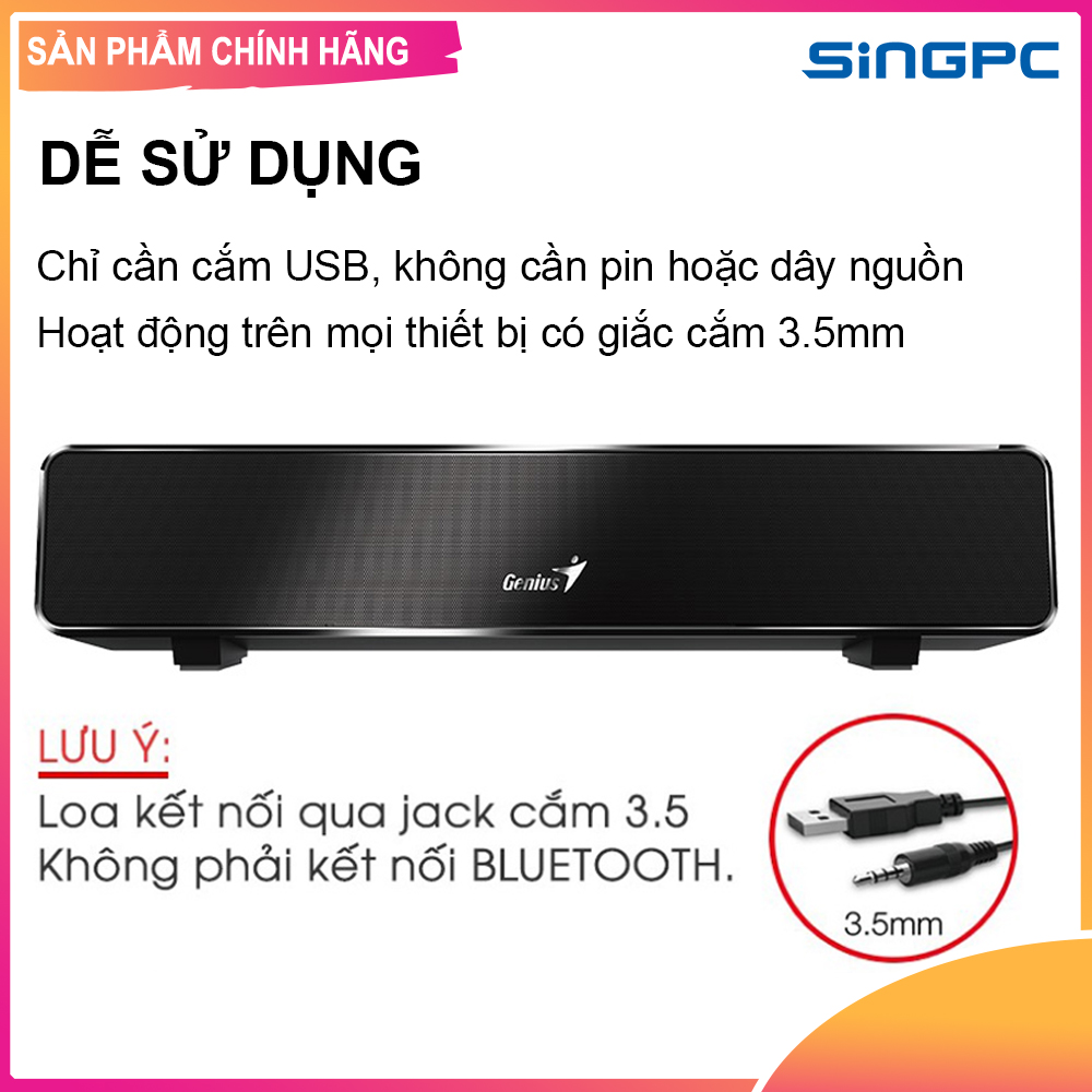 Loa Genius Soundbar 100 Hàng Chính Hãng