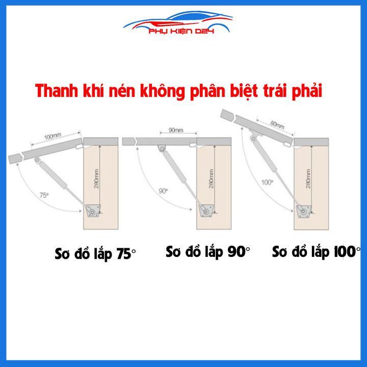 Tay nâng đóng mở cửa tủ nhà bếp thanh thủy lực tự động đỡ cửa từ 6kg đến 20kg