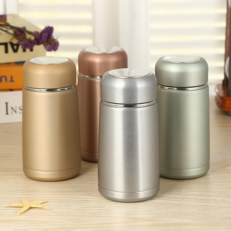 Nhỏ 300 Ml Giữ Nhiệt Nước Thép Không Gỉ Nhiệt Cho Trà Thực Phẩm Trẻ Em Trẻ Em Lọc Bình Cốc Hút Chân Không Cốc Trường sinh Viên