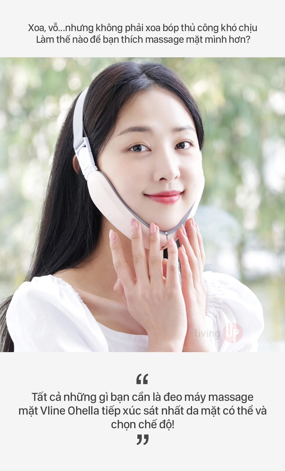 Máy masage mặt V-Line Ohella VM01 Hàng chính hãng