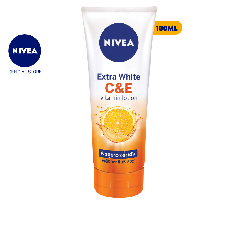 Combo Sữa Dưỡng Thể Dưỡng Trắng NIVEA EXTRA WHITE C &amp; E VITAMIN -180ml - 84374 &amp;  Extra White C &amp; A Vitamin - 180ml - 80372