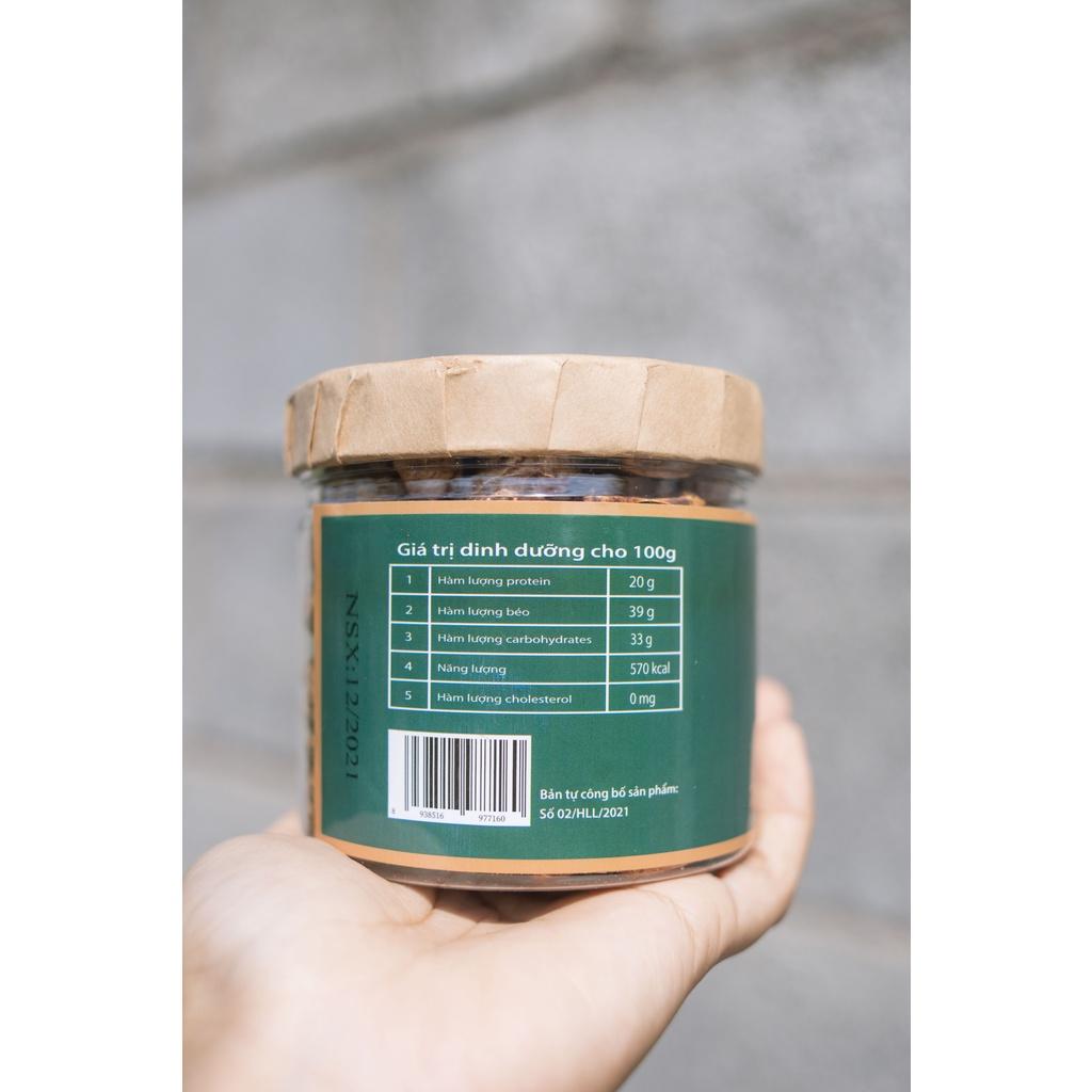 Hộp nắp giấy 250g Nguyên Hạt - Hạt điều Hoàng Linh Linh nhiều size thơm ngon giòn béo, rang mới hàng ngày