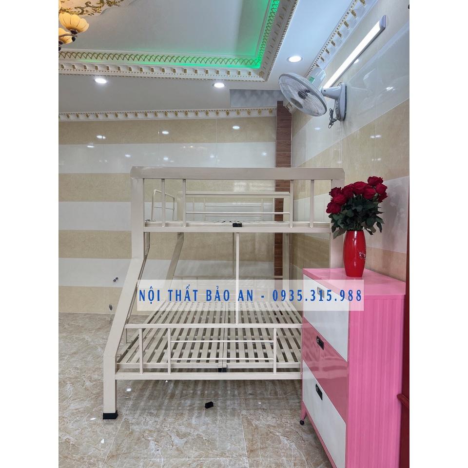 Giường sắt Tầng BẢO AN Trên 1m2 Dưới 1m4 Dài 2m