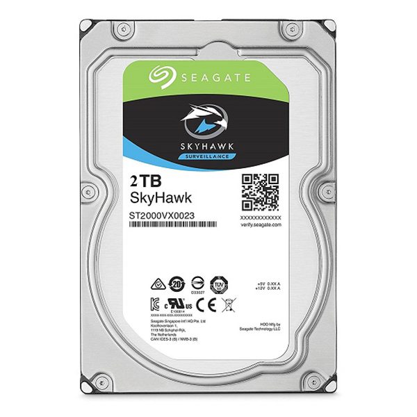 Ổ Cứng HDD Seagate 2TB Skyhawk 3.5&quot; Inch SATA3  - Hàng Nhập Khẩu