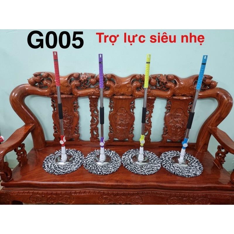 BỘ LAU NHÀ 360 ĐỘ VUÔNG LOẠI DÀY CÂY LAU TRỢ LỰC