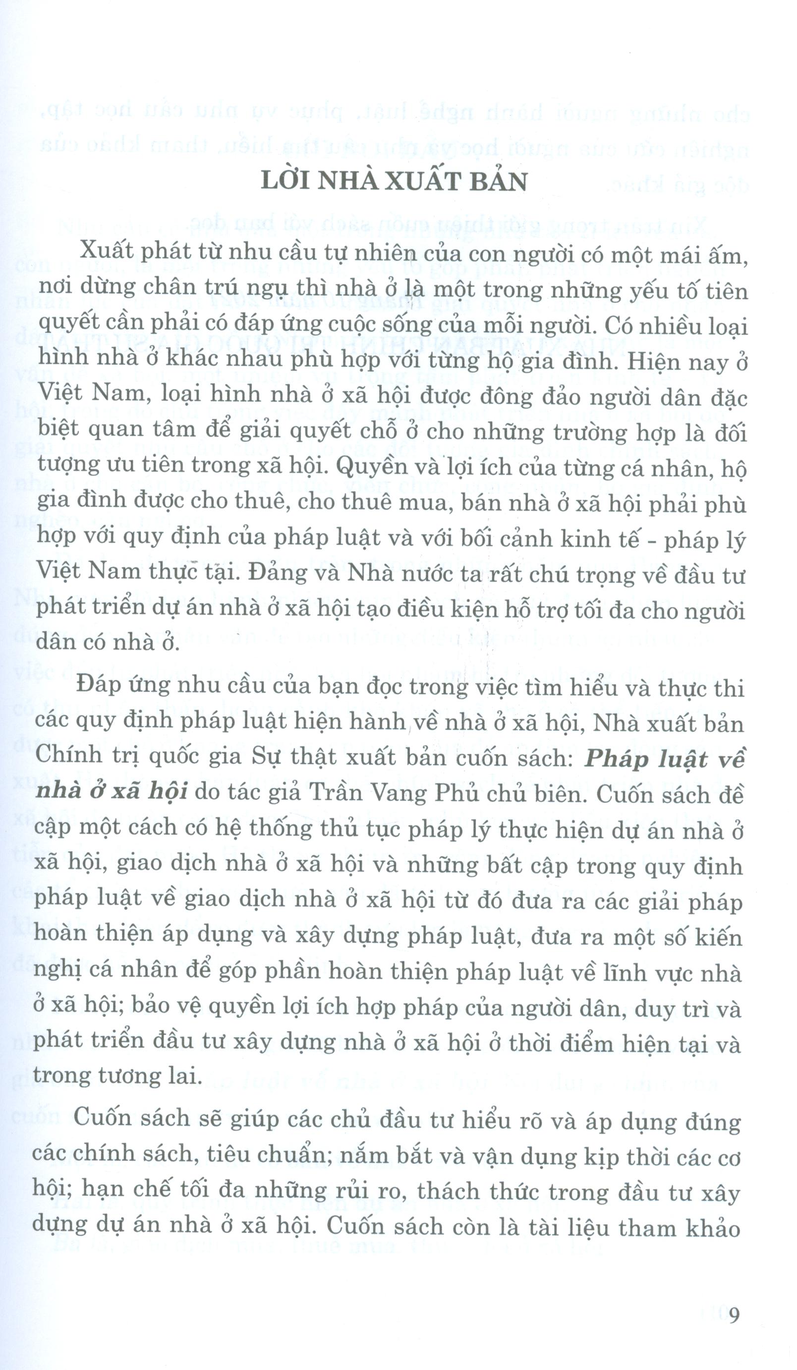 Pháp Luật Về Nhà Ở Xã Hội