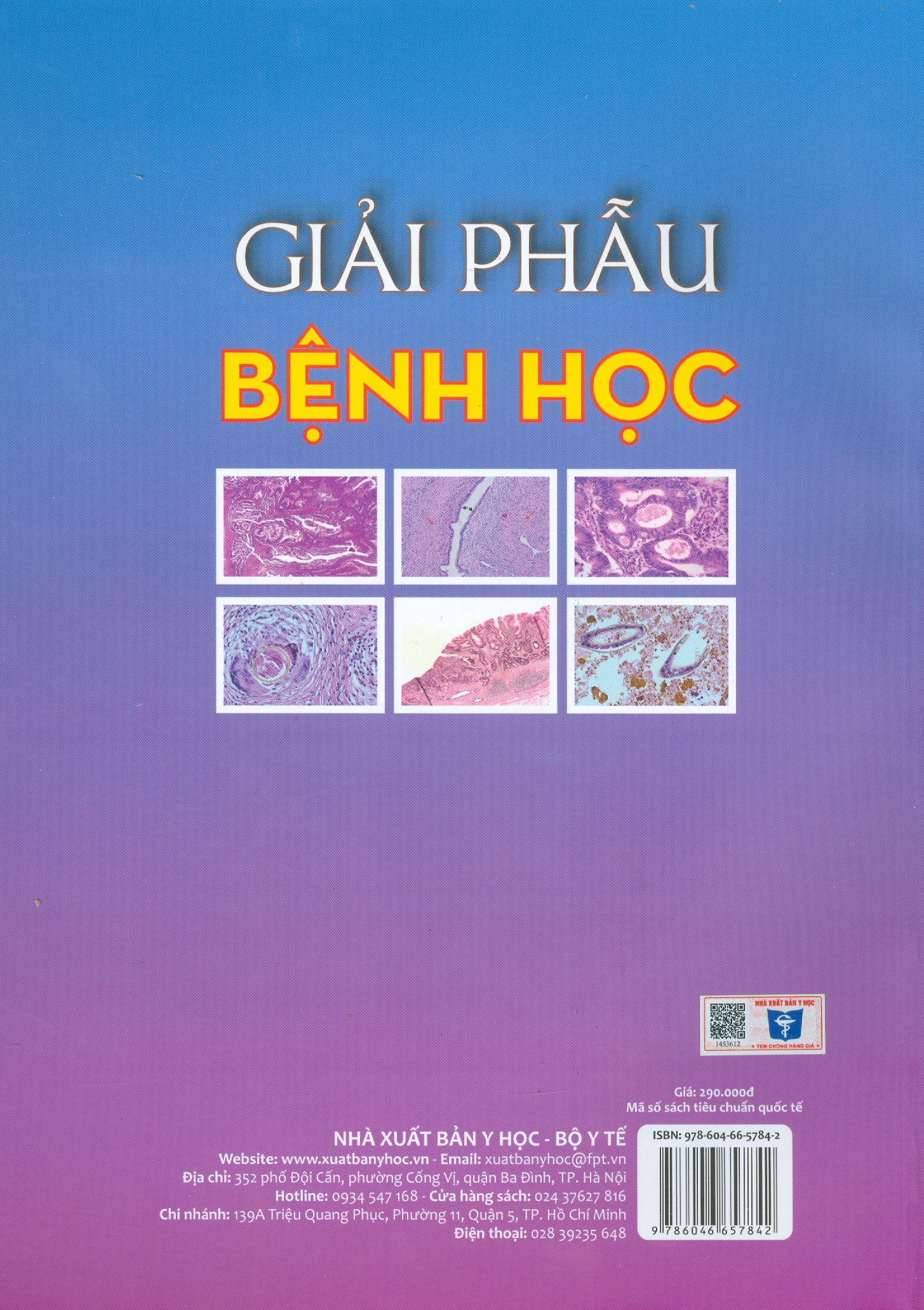 GIẢI PHẪU BỆNH HỌC (Tái bản lần thứ tám có sửa chữa và bổ sung - năm 2022)