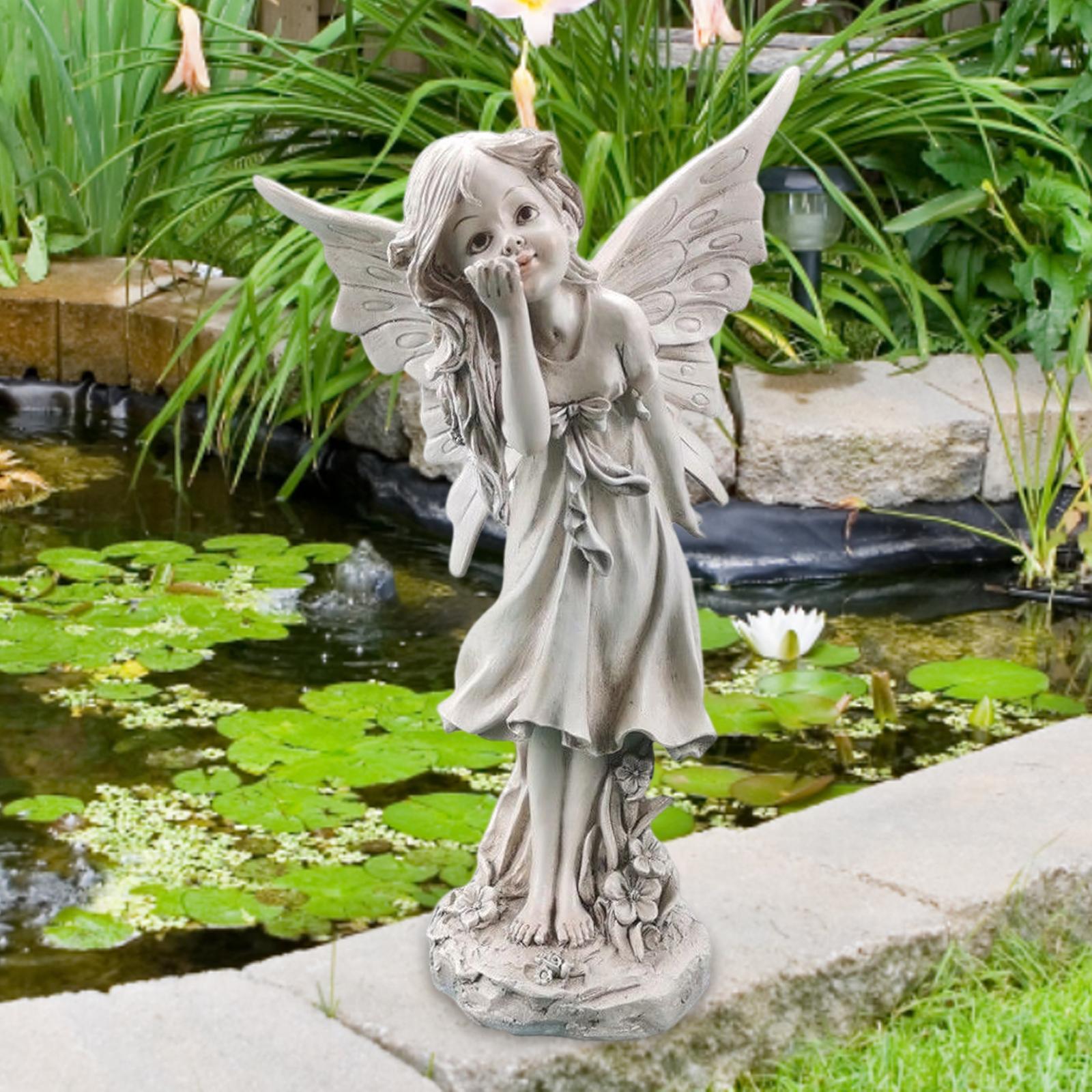 Garden Fairy Statue Figurine  Resin Ornament