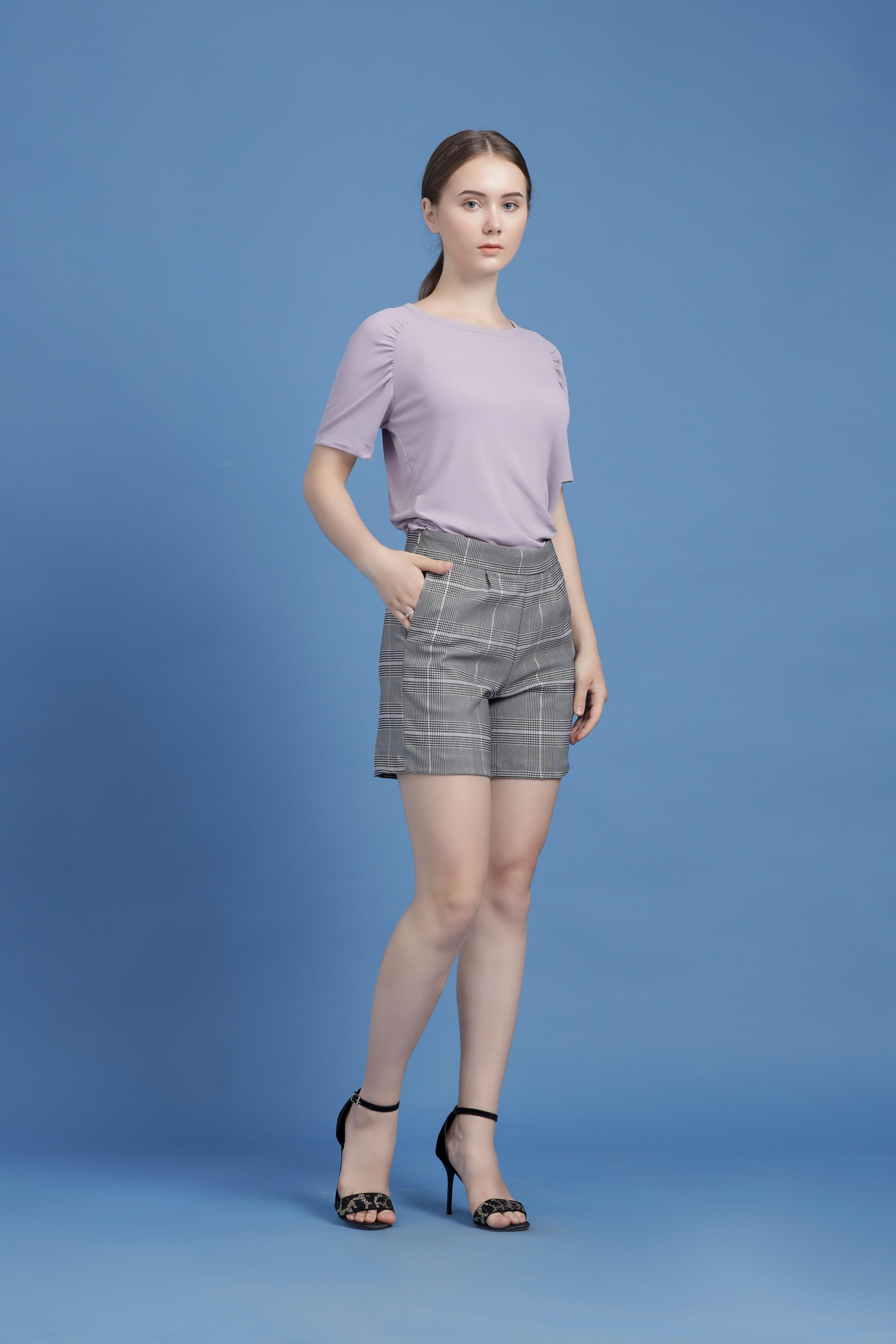 Áo thun cổ tròn nữ Callia Rosa tee tay lửng