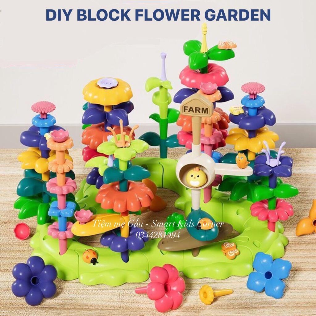 ĐỒ CHƠI DIY LẮP GHÉP KHU VƯỜN CỔ TÍCH FLOWER GARDEN BUILDING TOY SET GIÚP BÉ PHÁT TRIỂN TƯ DUY