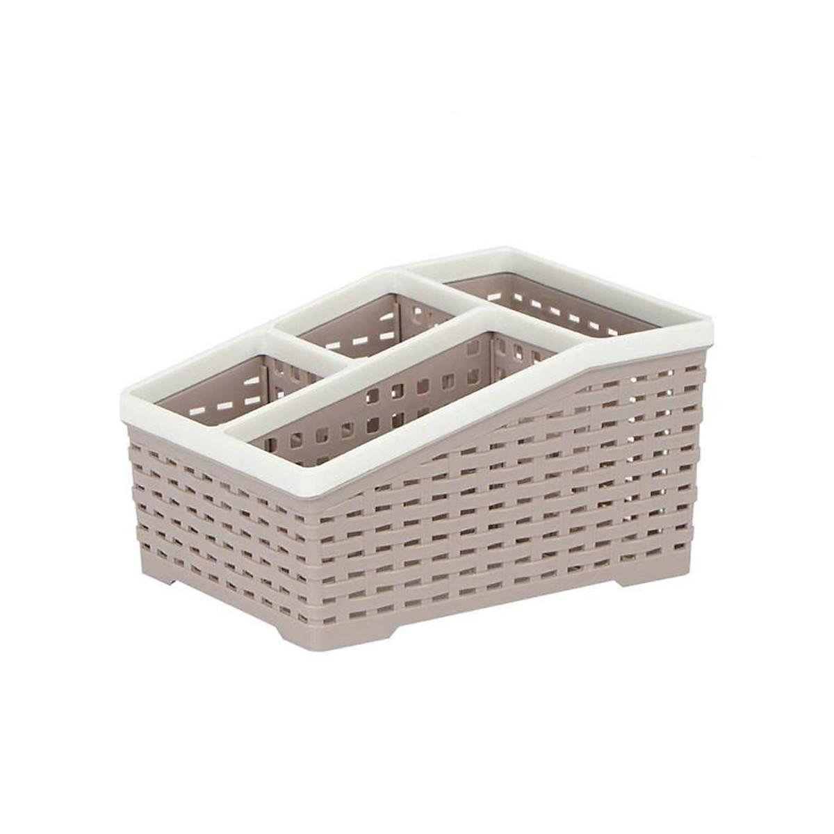 Kệ mỹ phẩm 4 ngăn kiểu giả đan mây độc đáo Việt Nhật 5688