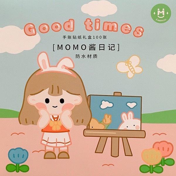 Sticker cute trang trí dán tai nghe, tập vở, bình nước, bút nước Topstore