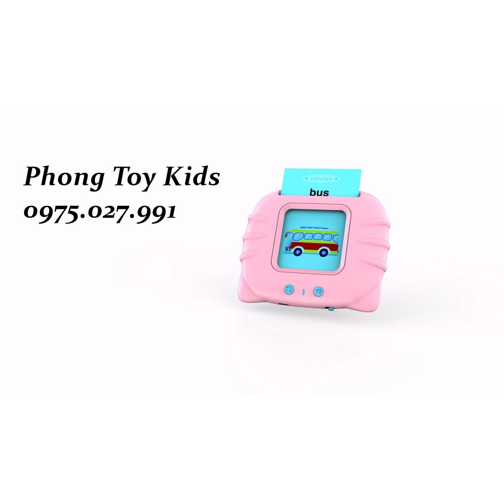 MÁY ĐỌC THẺ FLASHCARD SONG NGỮ ANH - VIỆT  224 TỪ VỰNG KHÔNG CÓ SÓNG ĐIỆN TỪ, KÈM DÂY SẠC PIN SANG, XỊN, MỊN